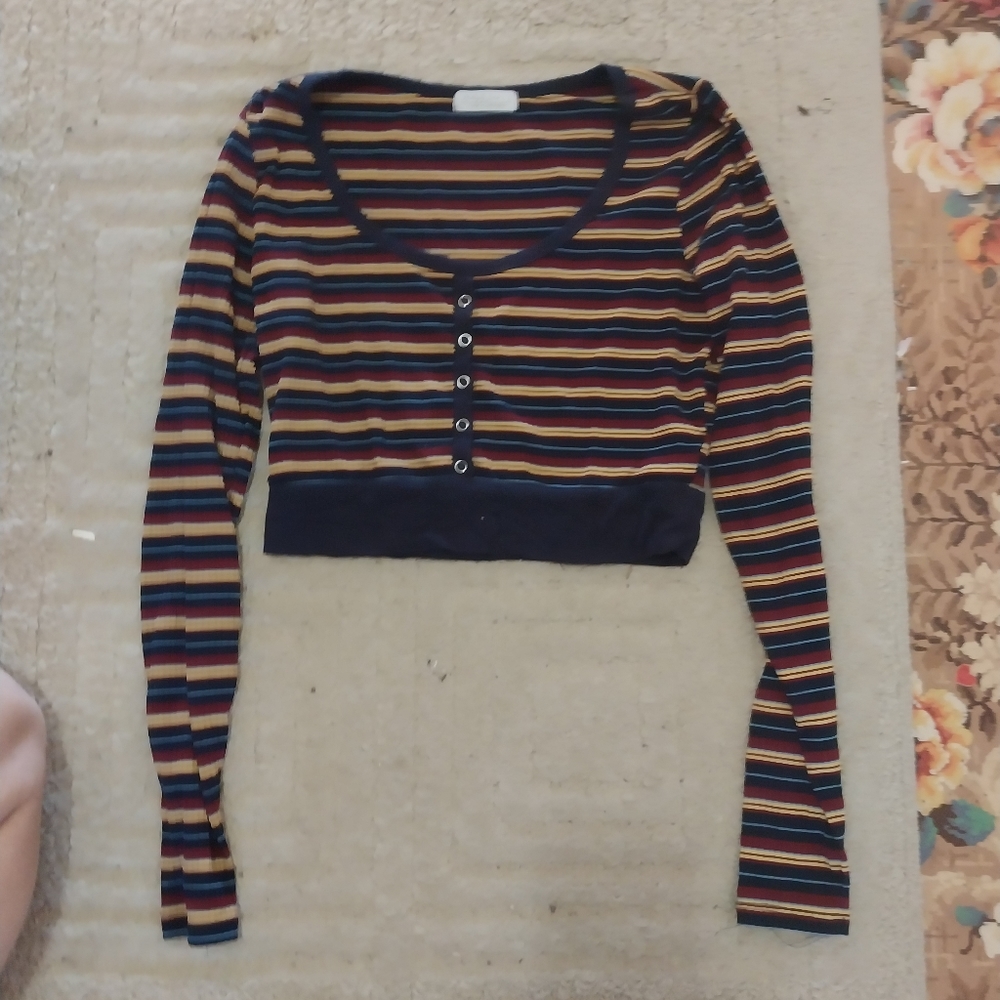 Striped Crop Top